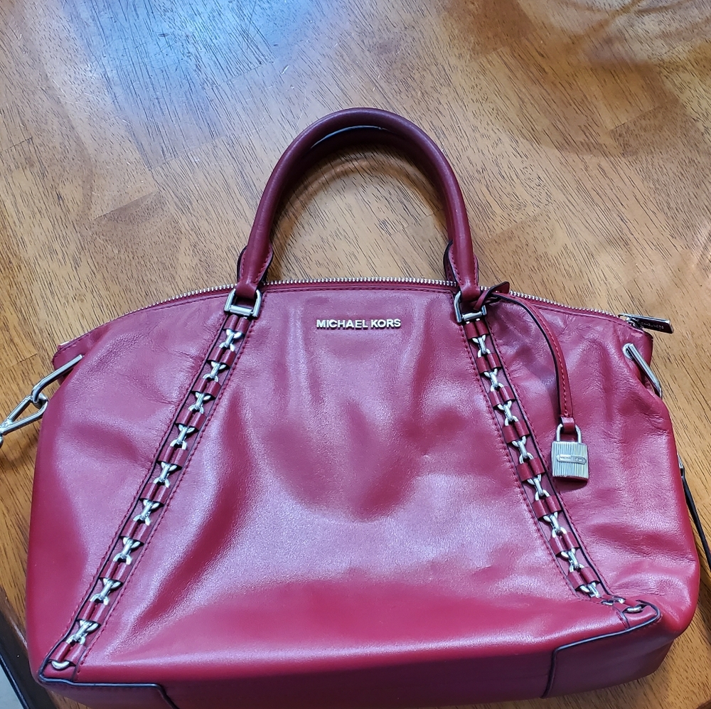 Michael Kors Red Satchel